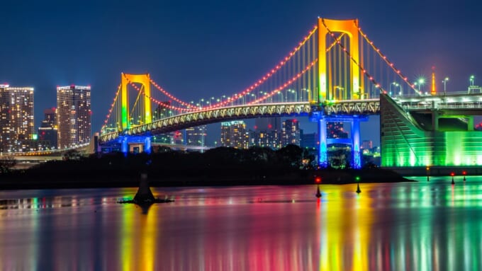 レインボーブリッジの夜景