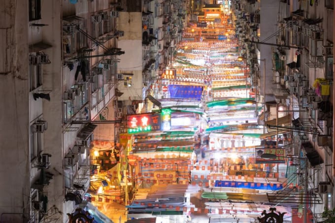 香港　男人街（ナンヤンガイ）