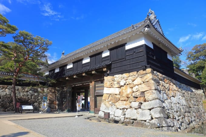 高知城　追手門