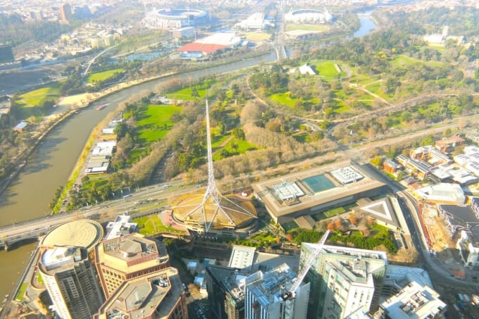 ユーレカタワーからの眺め