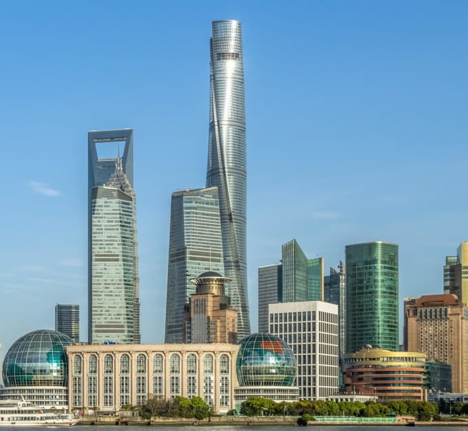 上海の高層ビル群