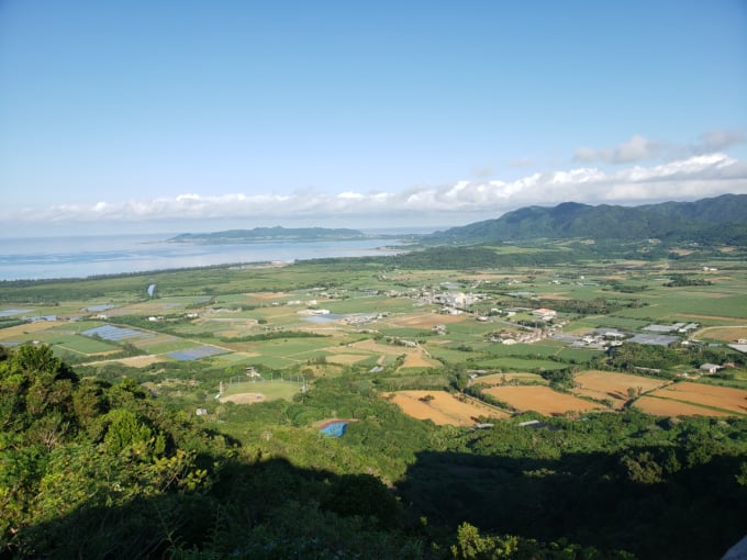 南の島の展望台からの景色