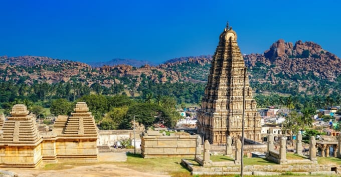 ヴィルパークシャ寺院（インド世界遺産ハンピの建造物群）