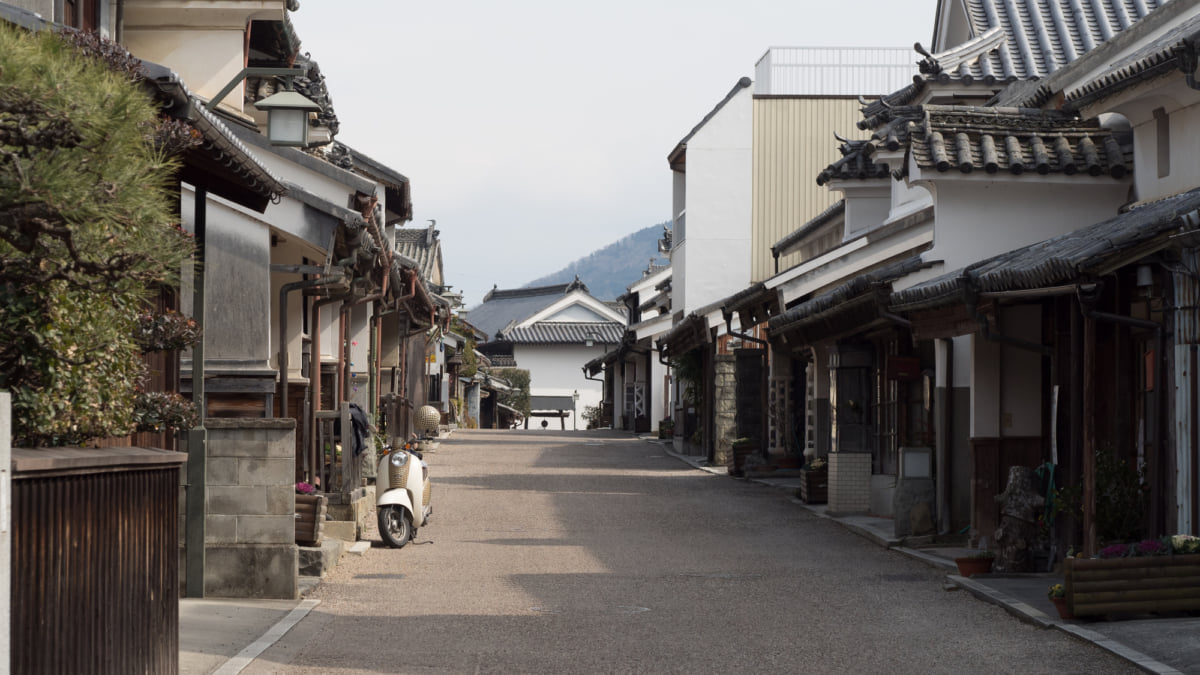 藍で栄えた歴史の証に注目 美馬市脇町 うだつの町並み Skyticket 観光ガイド