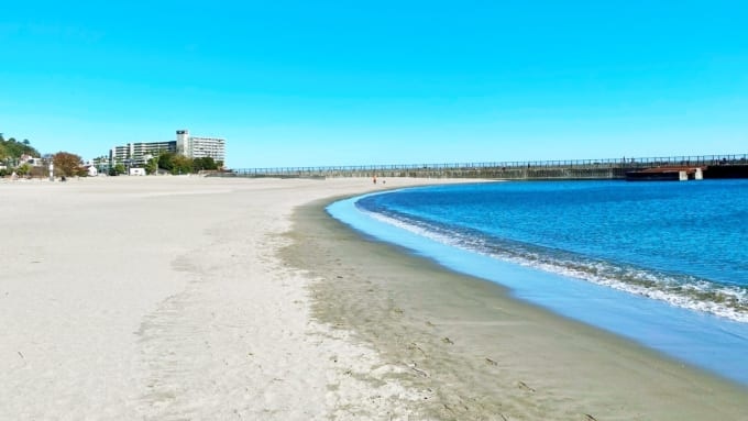 長浜海浜公園にある長浜海水浴場