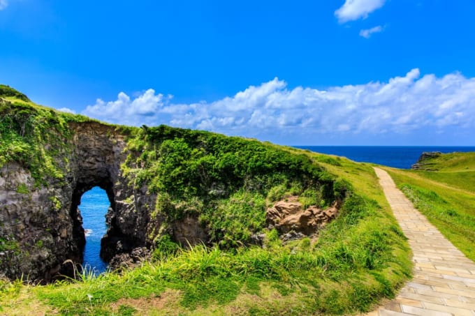 牧崎園地 鬼の足跡（長崎県・壱岐）