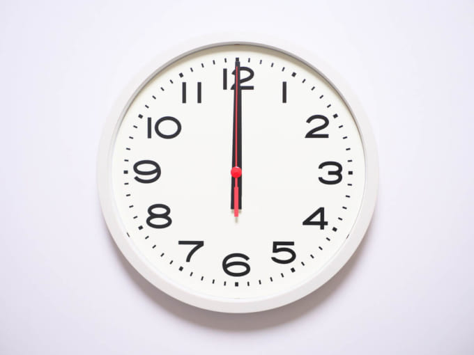 0時ちょうどのイメージ画像
