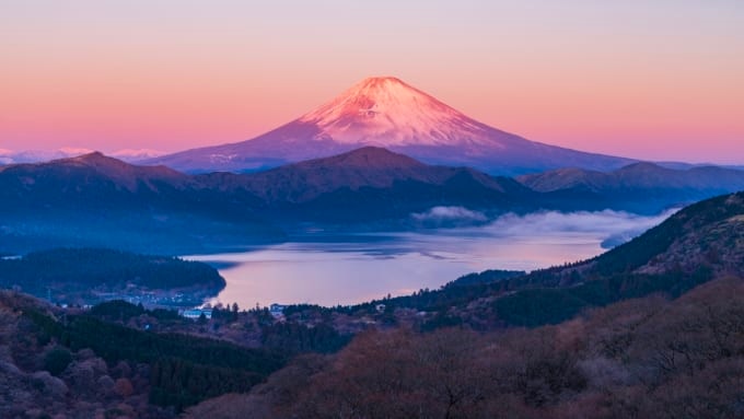 【箱根】大観山の日の出