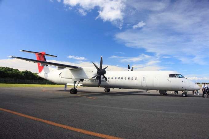 飛行機で屋久島空港へ