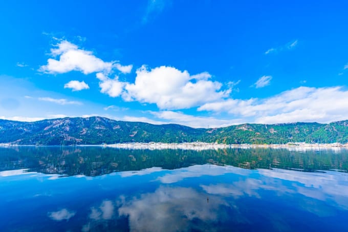 余呉湖（滋賀県長浜市）