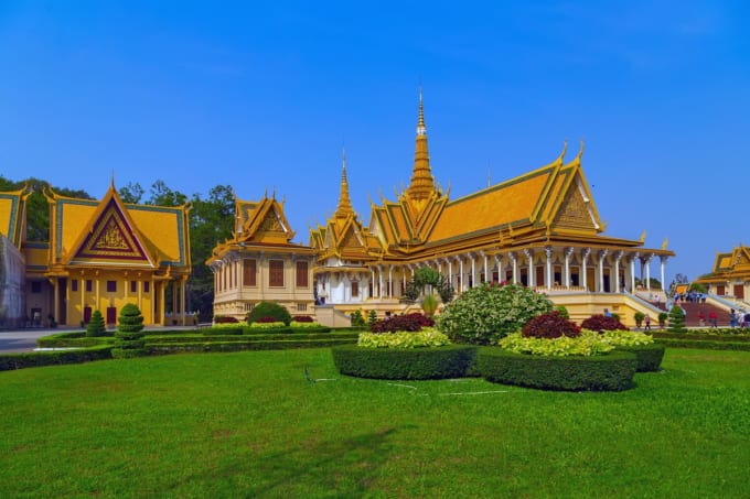 カンボジア王宮（プノンペン）