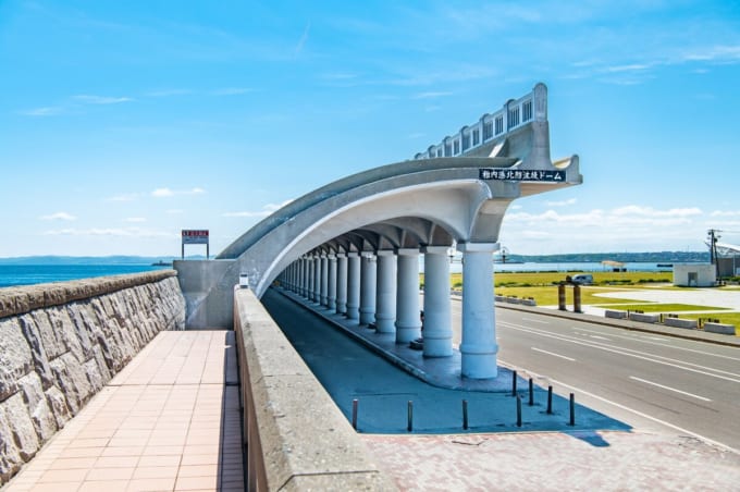 稚内港北防波堤ドーム（北海道稚内市）