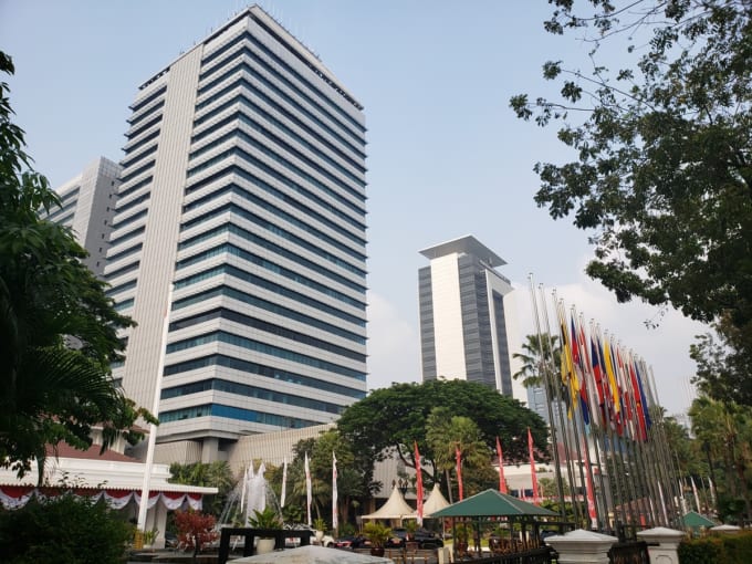 ジャカルタの街並み