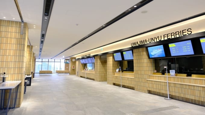 宇和島運輸フェリーの受付
