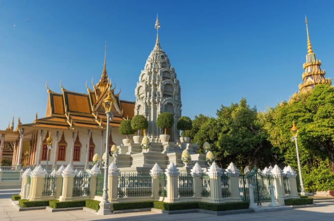 シルバーパゴダ（プノンペン）