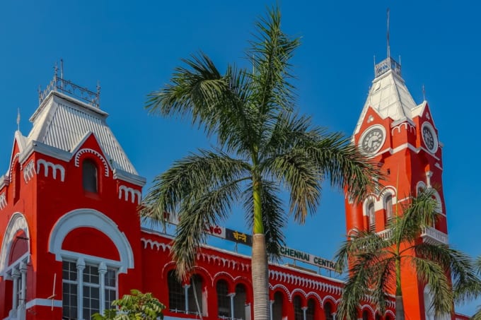 チェンナイ中央駅（インド）