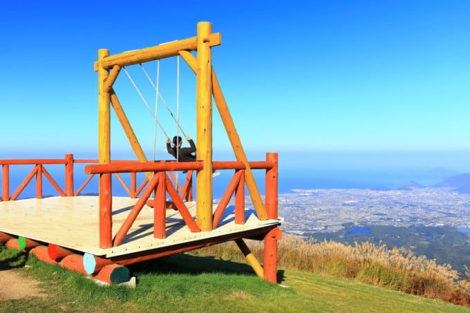 雲辺寺ロープウェイ「天空のブランコ」（香川県観音寺市）