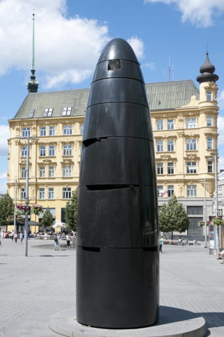 自由広場の天文時計（ブルノ）