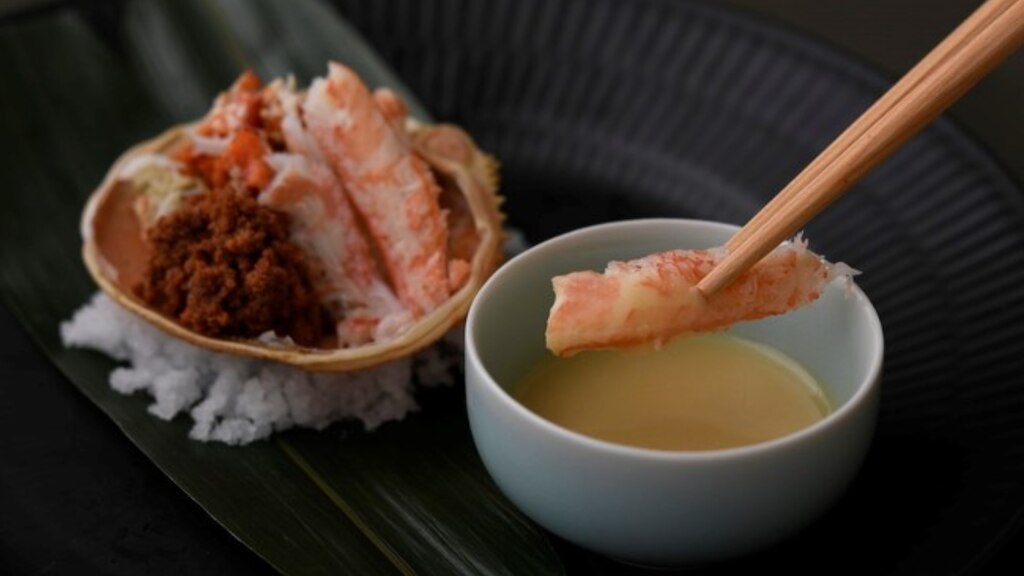 【発酵と熟成がテーマのGINZA豉KUKI】12月季節のコースは香箱蟹と白粒味噌のマリアージュ！
