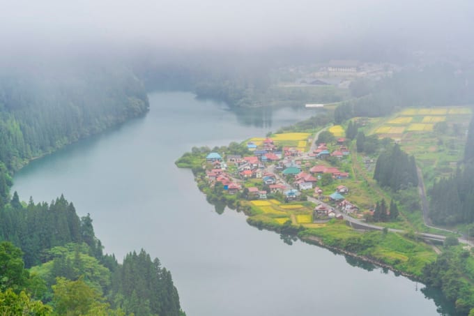 大志集落（JR只見線）