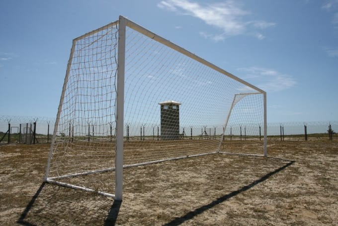ロベン島の刑務所サッカー場（南アフリカ世界遺産）