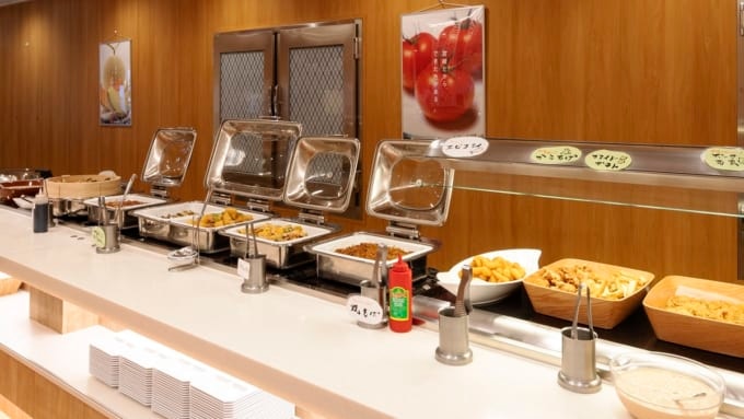 宮崎カーフェリーのレストランの料理