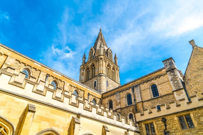 「クライストチャーチ大聖堂」オックスフォード大学・クライストチャーチカレッジ（イギリス）