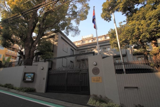 赤坂のカンボジア大使館