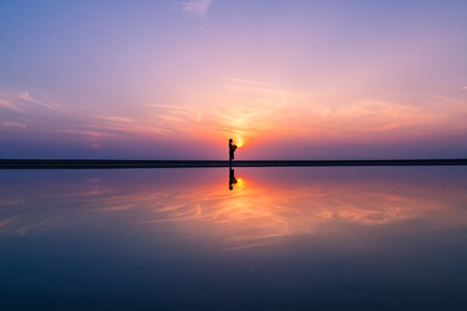 日本のウユニ塩湖「父母ヶ浜」