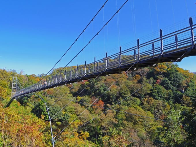 舌震“恋”吊り橋（島根県奥出雲町）
