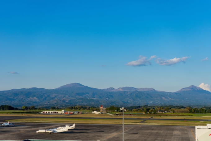 鹿児島空港の風景