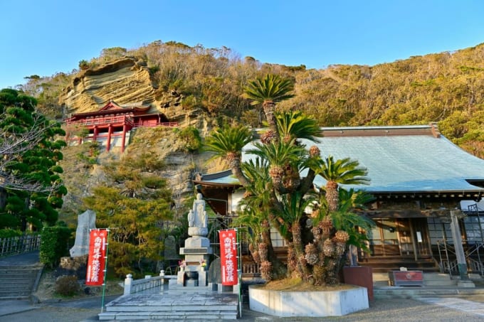 大福寺本坊と観音堂（崖観音）