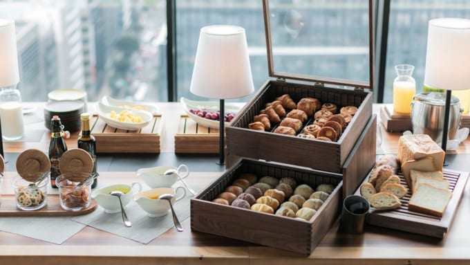 THE GATE HOTEL 福岡 by HULICの朝食のパン