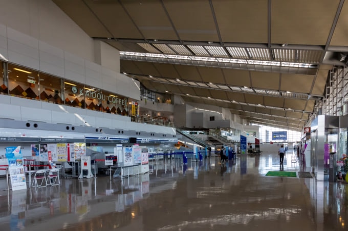 新潟空港ターミナル内