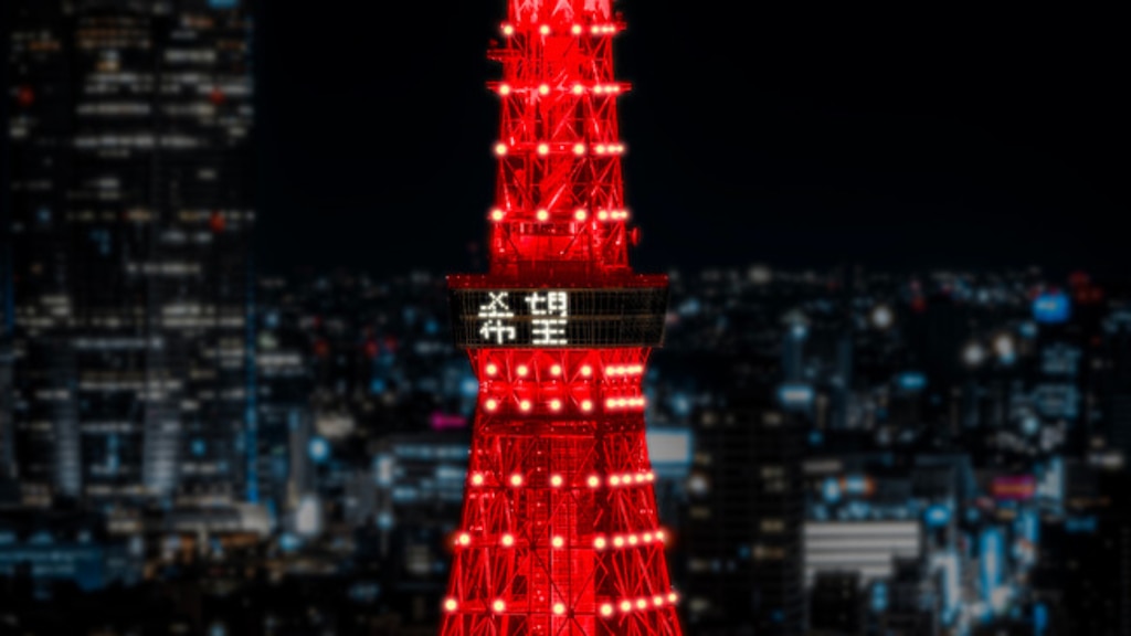 【東京タワー】2月11日展望台に日中友好の証「希望」の2文字がライトアップ