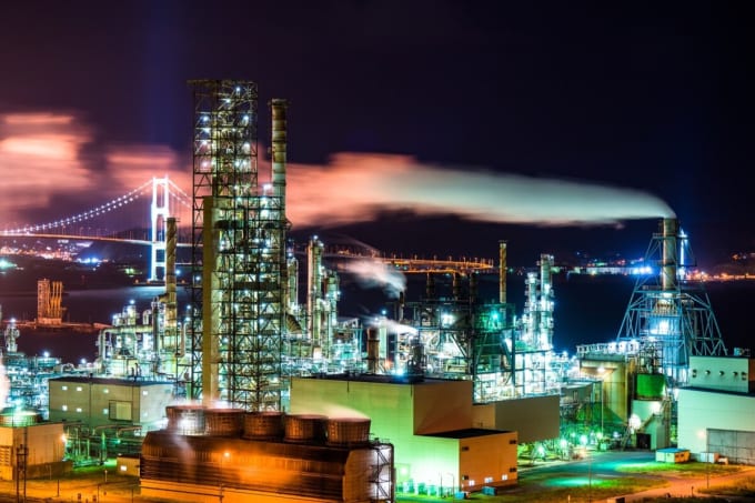 室蘭の工場夜景