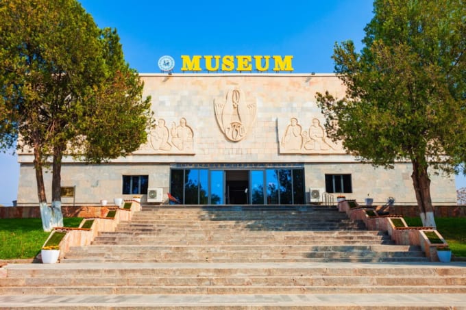 アフラシャブ博物館（ウズベキスタン・サマルカンド）