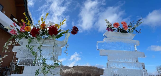 まほら岩手「氷の世界」か氷のアート