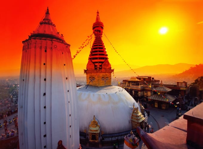 スワヤンブナート寺院（カトマンズ）