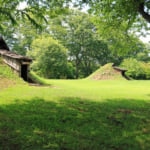 御所野縄文公園の竪穴式住居群
