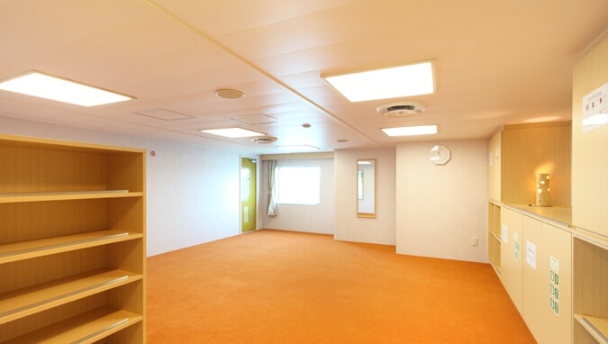 津軽海峡フェリー「大函丸」のレディースルーム