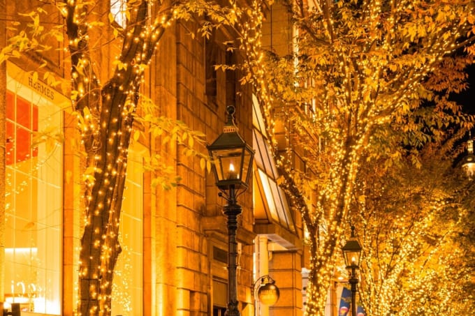 神戸旧外国人居留地のイルミネーション