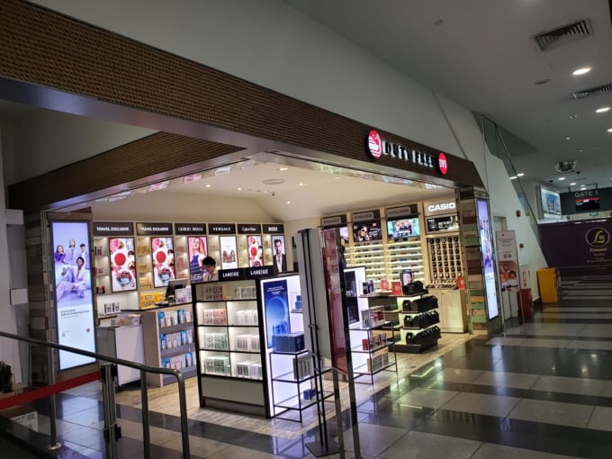 ハーバーフロントの免税店