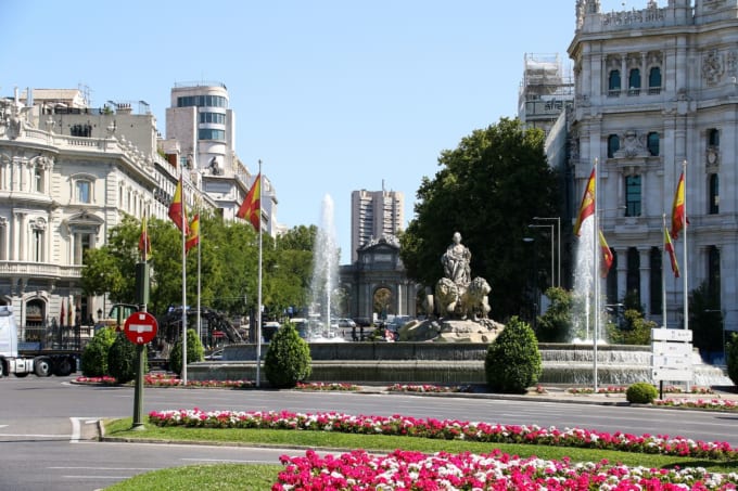 マドリードの風景
