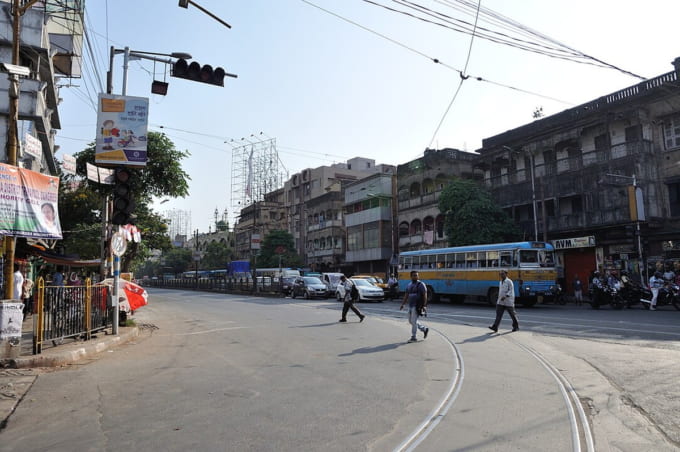 パーク・サーカス周辺のムスリム街（コルカタ）