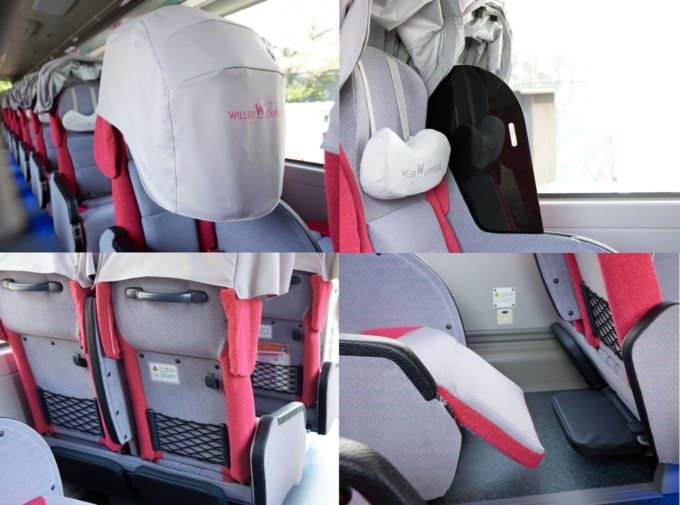 WILLER EXPRESS「プライム」の内観