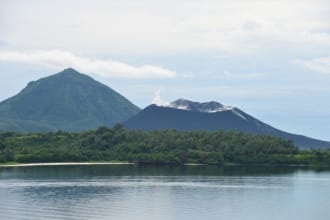 ラバウルの風景