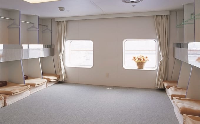 【カメリアライン客室】2等（相部屋）