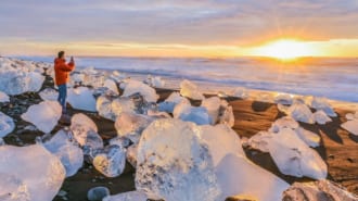 ダイヤモンドビーチ（アイスランド）