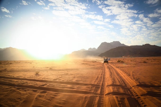 ワディ・ラム保護地域（ヨルダンの世界遺産）　キャンプ